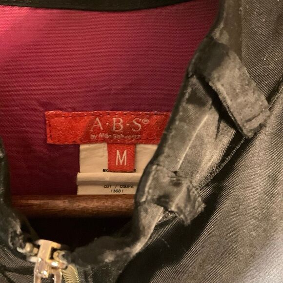 ABS Allen Schwartz Punk Rockandroll Baddie Jacket, Medium. Black with Silver Har - Picture 4 of 14